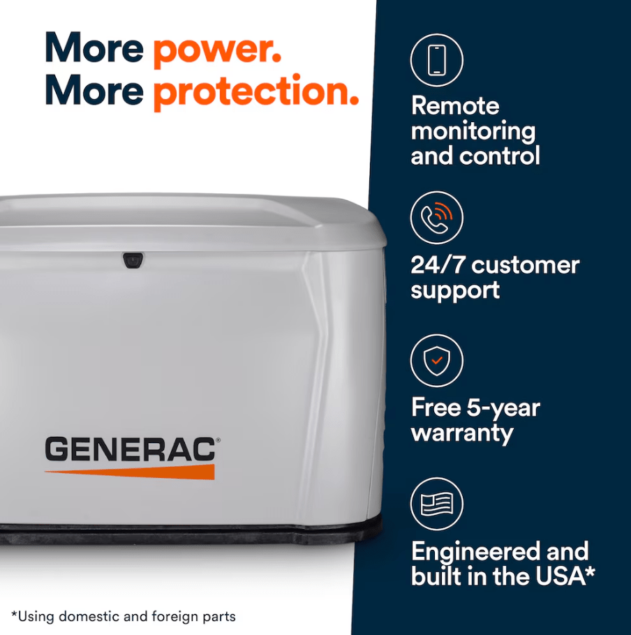 Generac Air-Cooled Standby Generator (New-Gen) - Canada Generator Supply Inc.