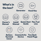 Generac Air-Cooled Standby Generator (New-Gen) - Canada Generator Supply Inc.-What's included in the box